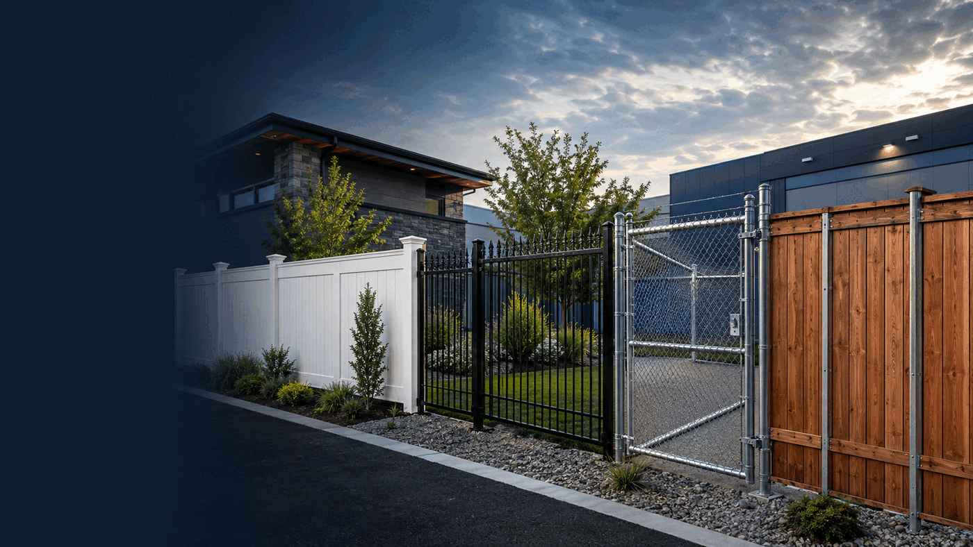 Vinyl, ornamental, chain-link and wood fence systems for residential and commercial projects